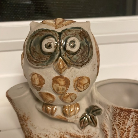 ⚡️5/$25- Vintage 1970s owl 🦉 tealight holder - Picture 2 of 5